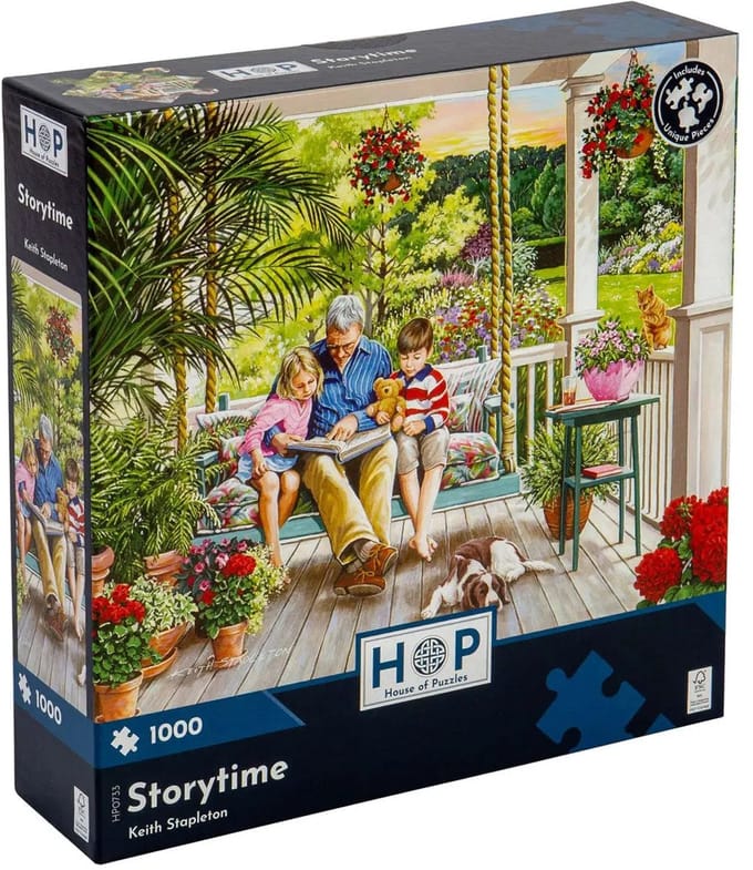 House of Puzzles legpuzzel Storytime 1000 stukjes deluxe puzzel.