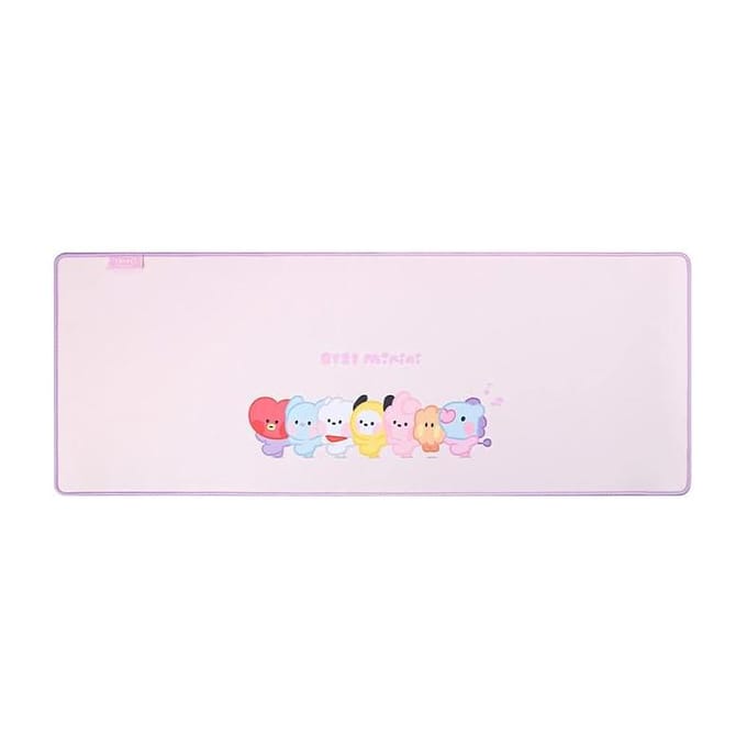 Tapis de souris long BT21 Minini white