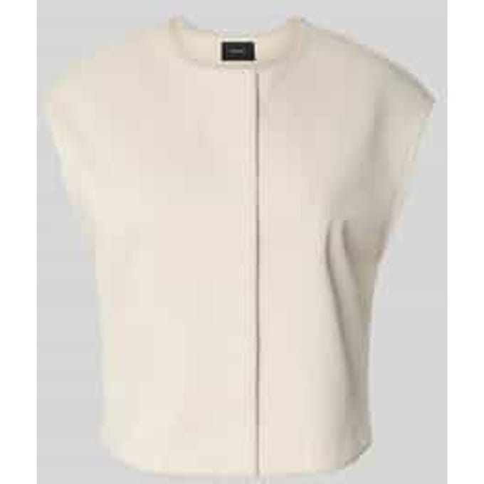 Wide fit gilet met ronde hals, model 'Umandy'