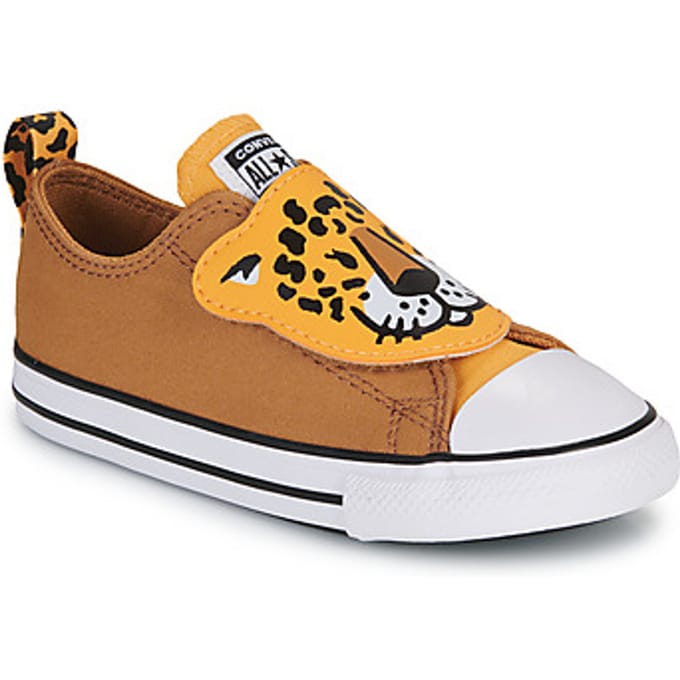 Converse  Lage Sneakers CHUCK TAYLOR ALL STAR ONE STRAP LEOPARDS EASY-ON