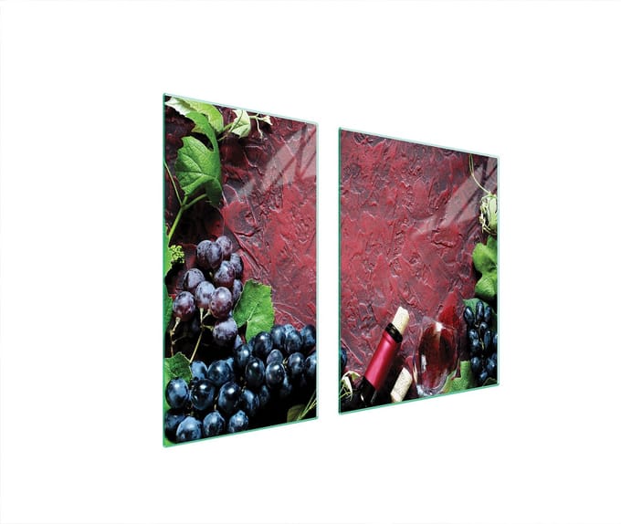 TMK ArtDeko - Staartbescherming - 90x52 - Wijn - Glas