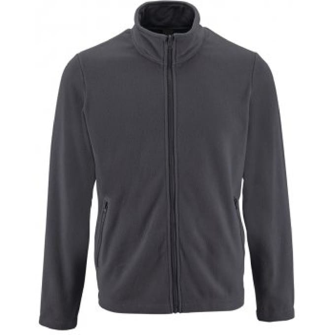 SOLS Heren Normandische Fleece Jas (Houtskool)