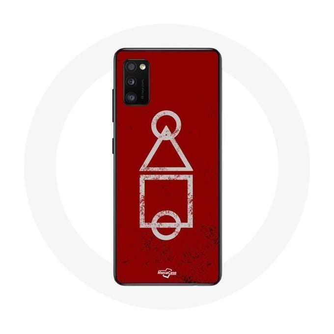 Hoesje - Squid Game - Samsung Galaxy A41 - Flexibel - Rood - Bescherming rood