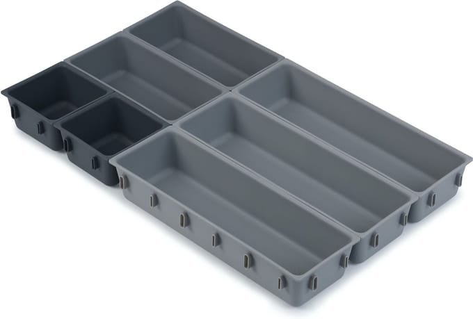 Joseph Joseph Blox Lade Organizer Set - Ladebak - Bestekbak – 7-delig & Klikbaar – Modulair & Antislip