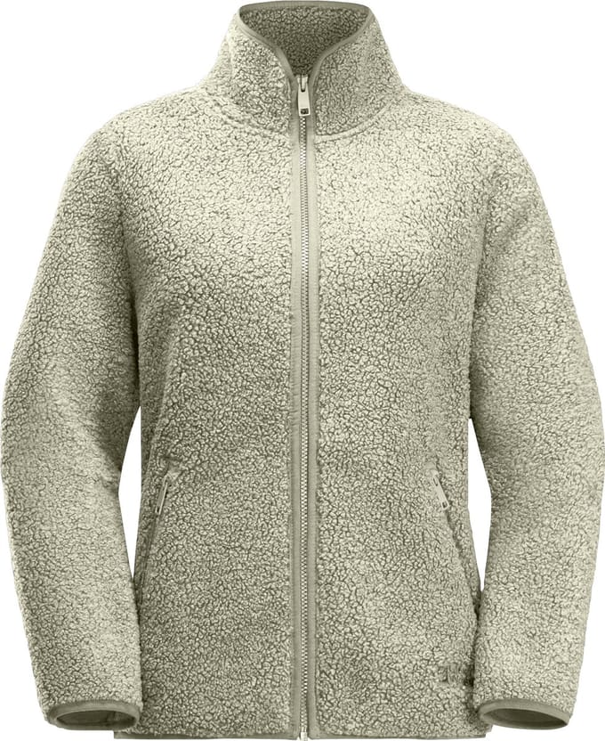 Jack Wolfskin High Curl Jacket Women - Vest - Dames - Beige - Maat L