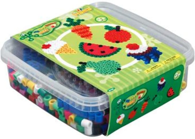 Hama Beads - Maxi - 600 beads and 1 pegboard in box - Green