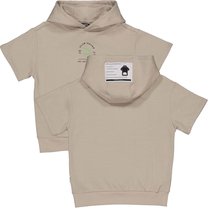 QPI - David Jongens shirt - Taupe - Maat 104