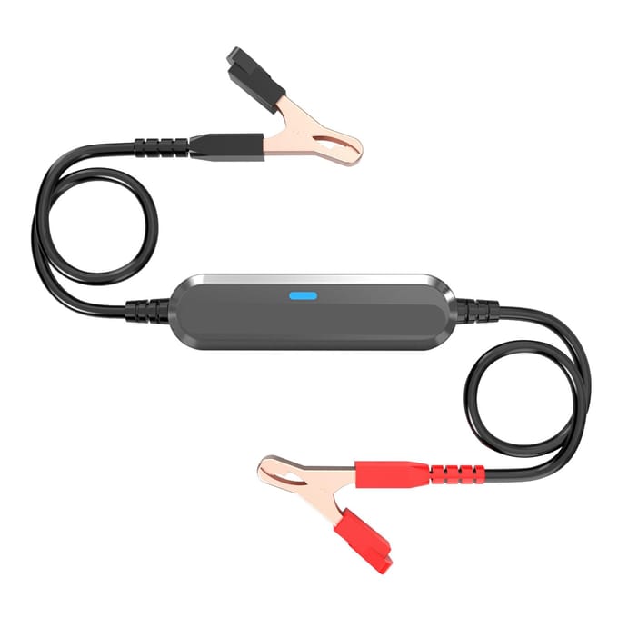 6V 12V Auto BT Batterijtester Batterij Belastingstester Interne Weerstandstester Analysator voor Auto Motorfiets zilver