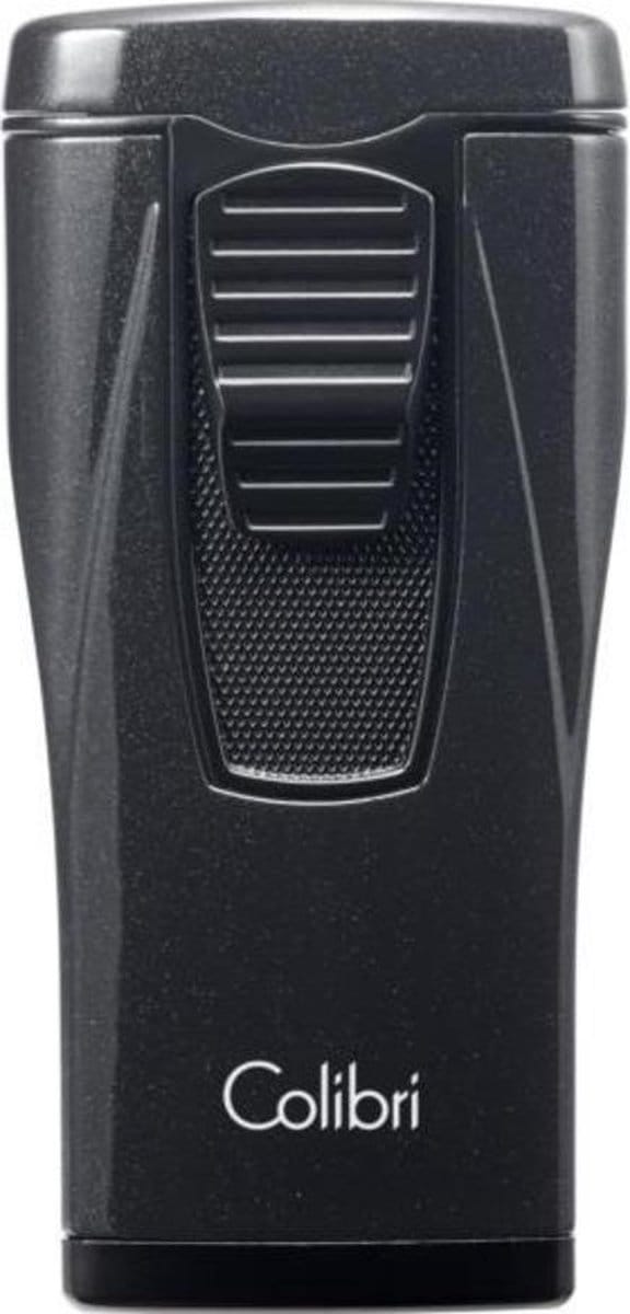 Aansteker Colibri Monaco metallic zwart