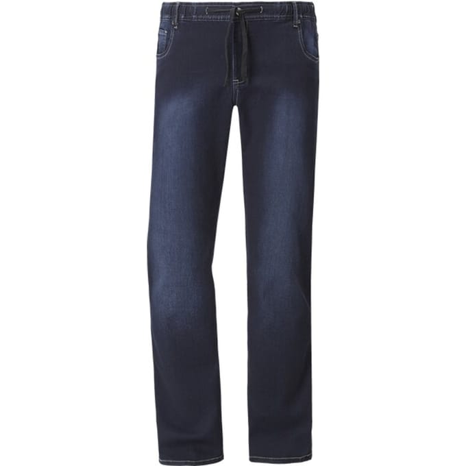 Charles Colby herren Jeans - 30 - donkerblauw - Plus Size