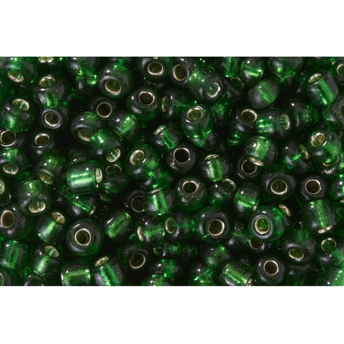 Rocailles "Silverline" - Groen