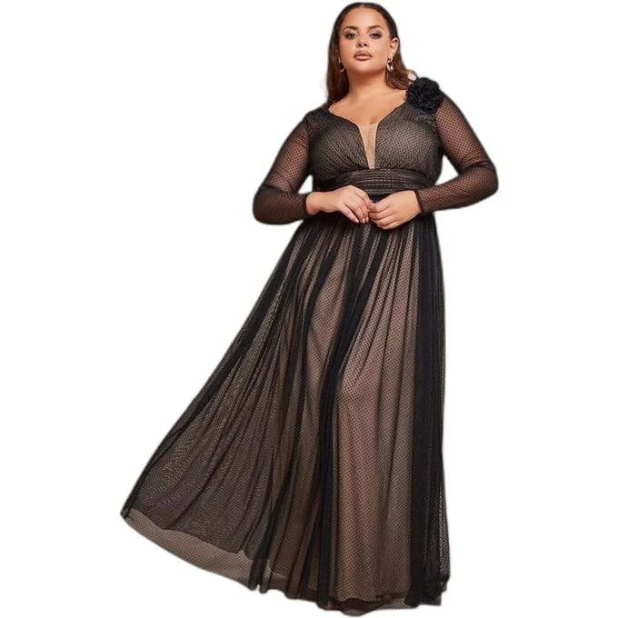Damesjurk Goddiva Corsage A-Line