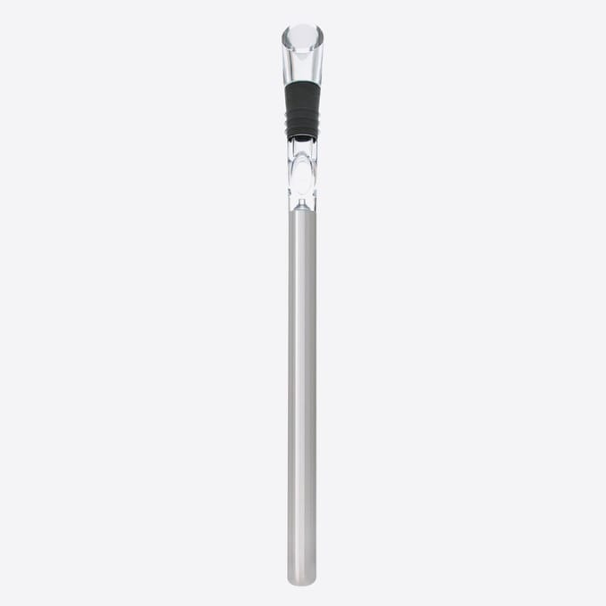 Point-Virgule Wijnkoeler - Koelstick - Met Schenktuit - RVS/Acryl - 32cm