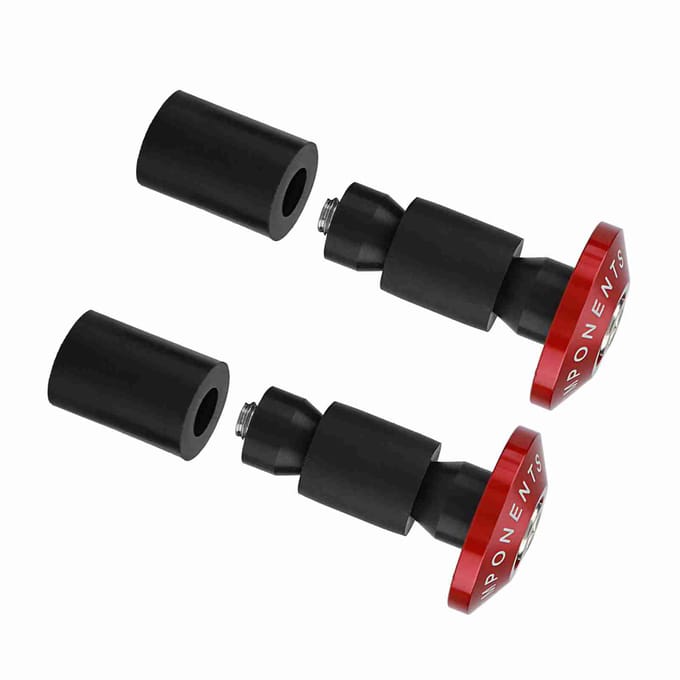 22 mm 78 inch motorfiets stuuruiteinde-schuifdoppen voor race-ATV offroad rood black