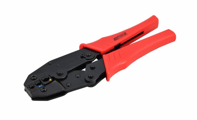 Awtools Serie - Geïsoleerde Connector Krimptang - 220 mm - Ergonomische Handgreep