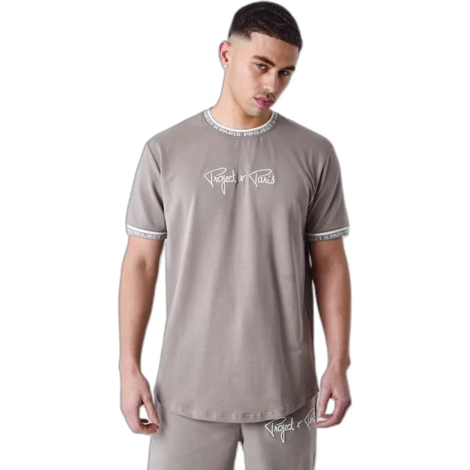 Geborduurd logo T-shirt Project X Paris