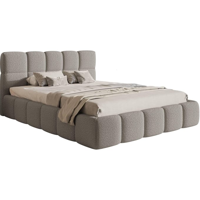 Bedframe Chloe bouclé 160 x 200 cm | Selsey Design