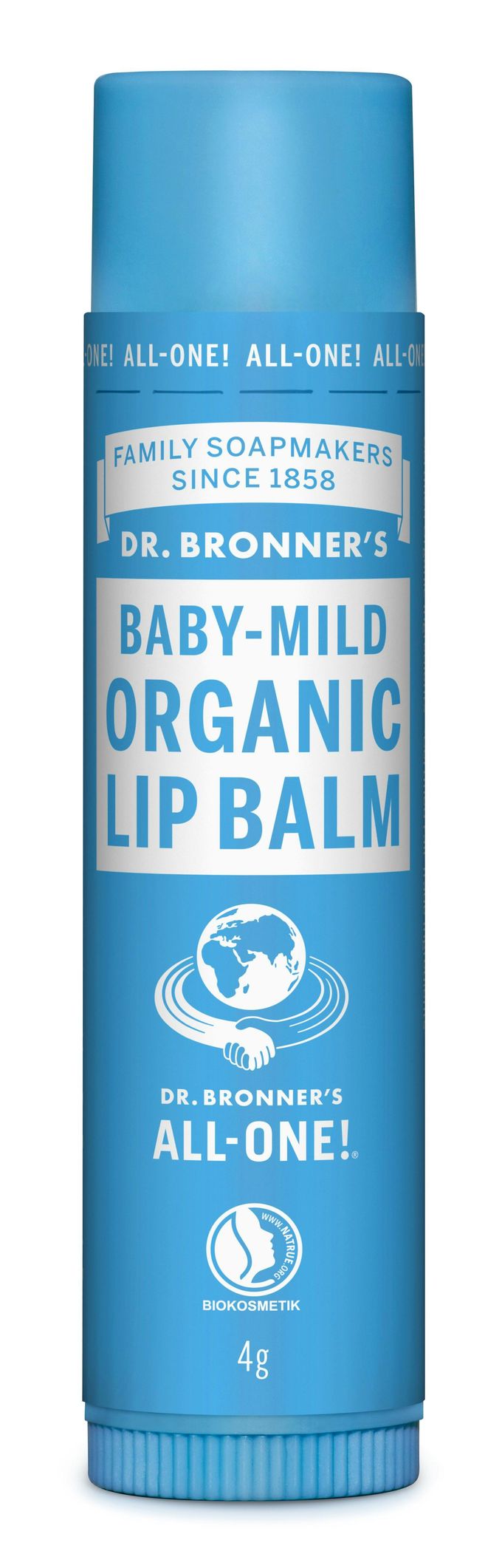 Dr Bronners - Lippenbalsem Citroen Limoen - 4 ml - Duurzaam - Lipverzorging - Lippenbalsem