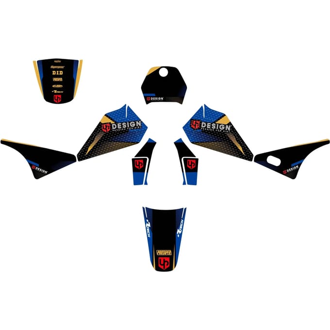 Motorfiets decoratie kit UP Design Spike Yamaha PW 80 (1983-2012)