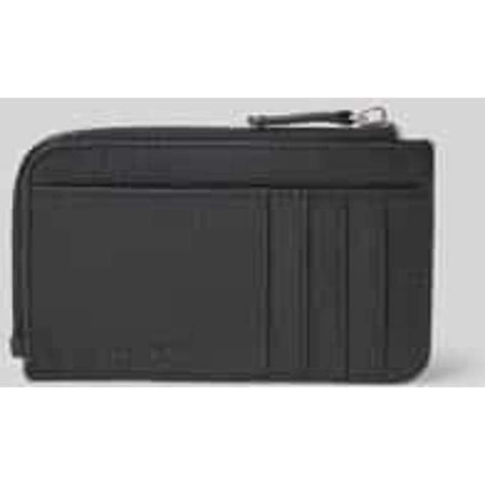 Marc O'Polo portemonnee Florica Leather Zip Wallet Black zwart