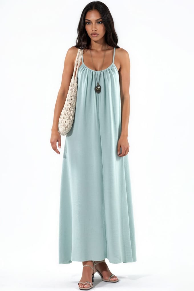 Ontspannen Pas Maxi Woven Jurk