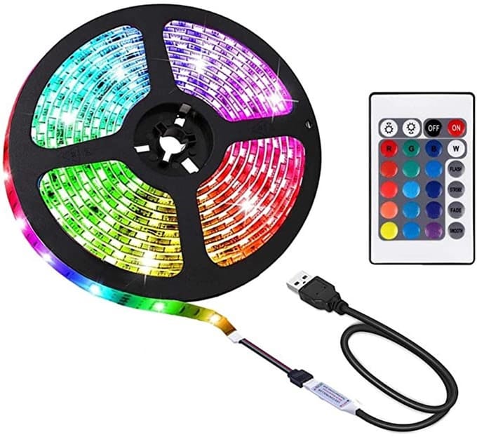 Waterdichte LED-lichtlus met afstandsbediening 2,5 meter