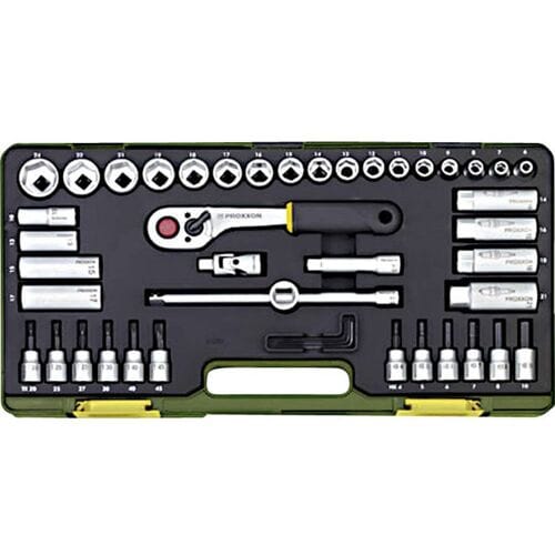 Proxxon Industrial 23282 Dopsleutelset Metrisch 3/8 (10 mm) 47-delig