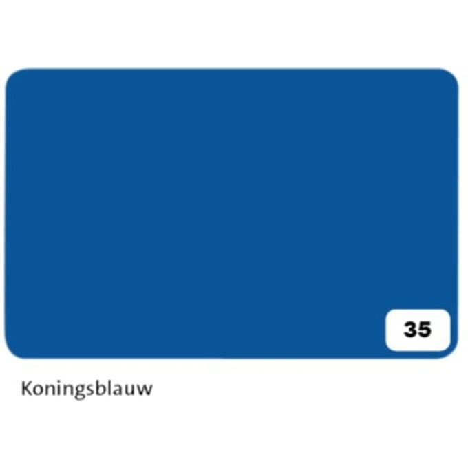 Fotokarton Folia 2-zijdig 50x70cm 300gr nr35 koningsblauw