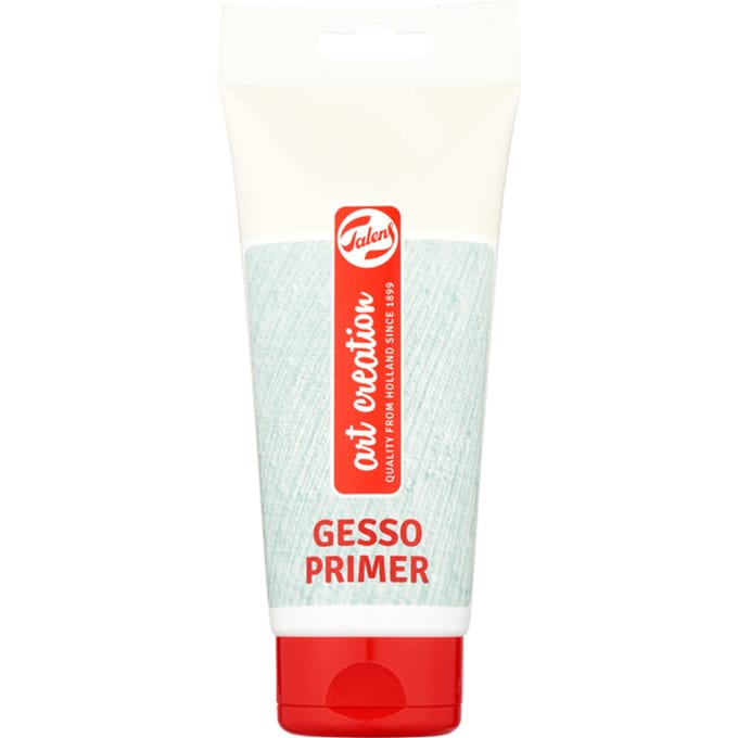 Gesso primer acrylverf tube 200 ml voor schilderen en knutselen.
