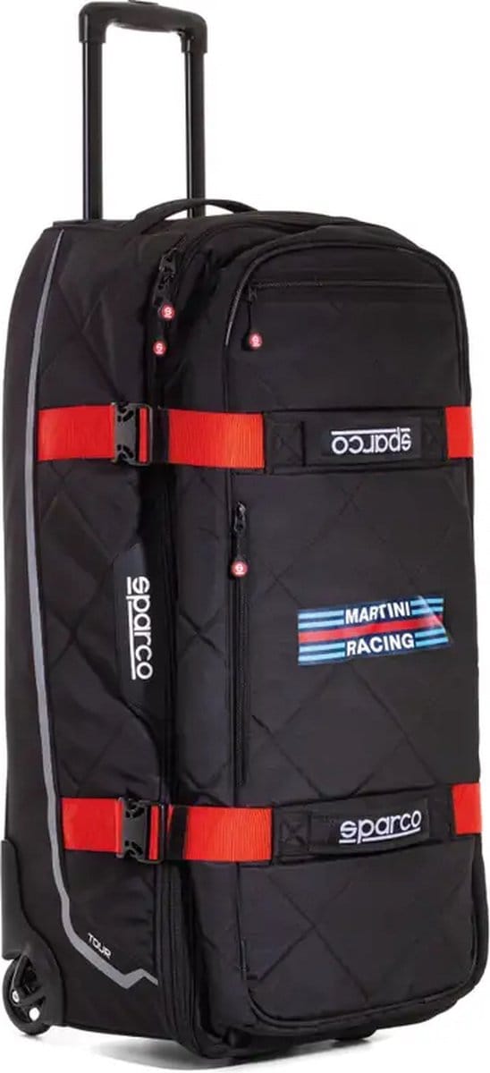 Sparco Martini Racing Borsa Tour Martini-R Tas - Zwart/Rood — Maat Onesize