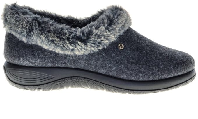 Fly Flot Pantoffel Antracite maat 41