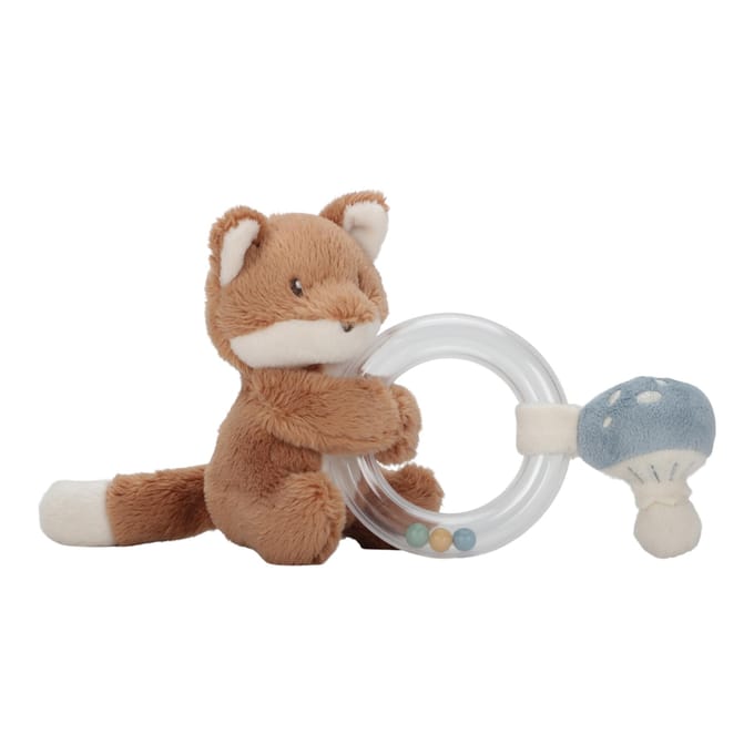 Little Dutch ringrammelaar Forest Friends Lightbrown unisex