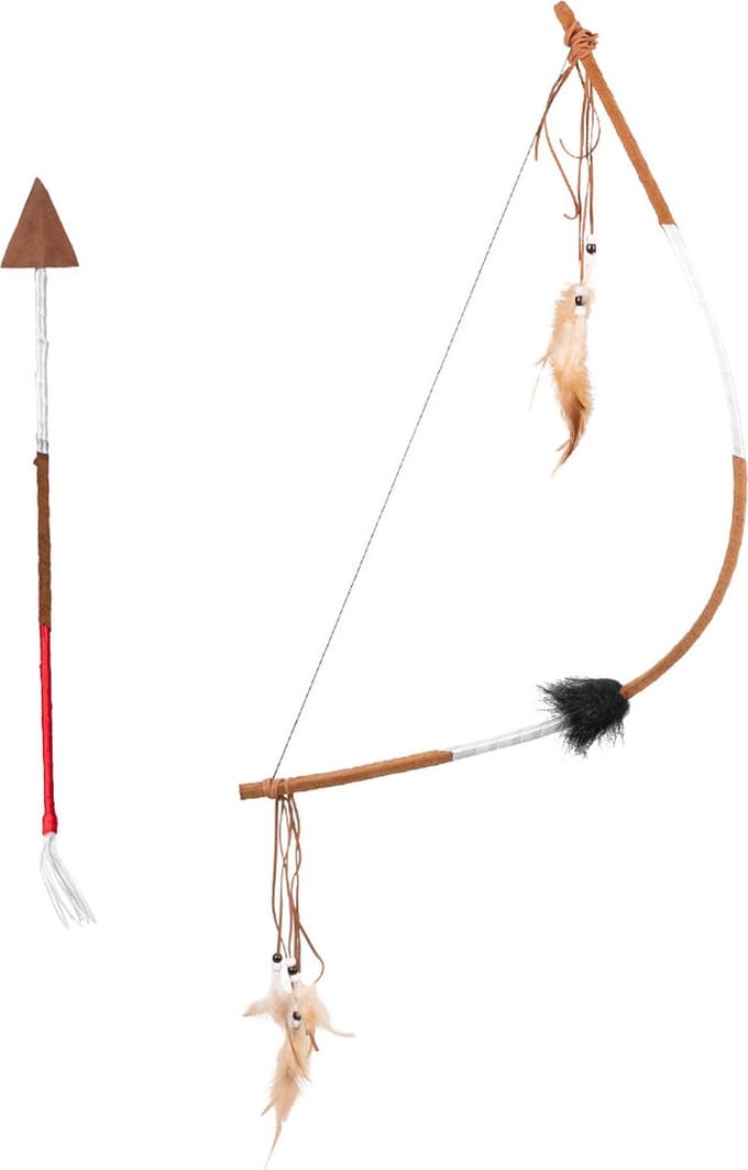 Boland - Set Boogschieten deluxe - Volwassenen - Unisex - Indiaan - Cowboy - Indiaan