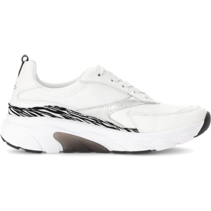 Gabor rollingsoft sensitive 66.935.50 - dames rollende wandelsneaker - Wit - maat 40.5 (EU) 7 (UK)