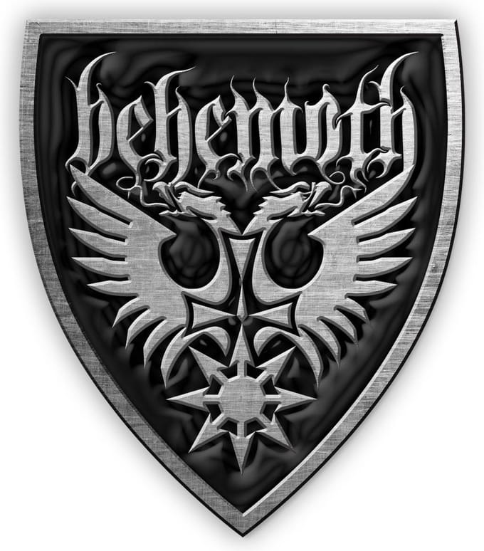 Behemoth - Eagle Pin - Grijs/Zwart