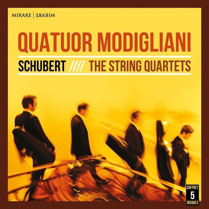 Quatuor Modigliani - Schubert: The String Quartets (5 CD)