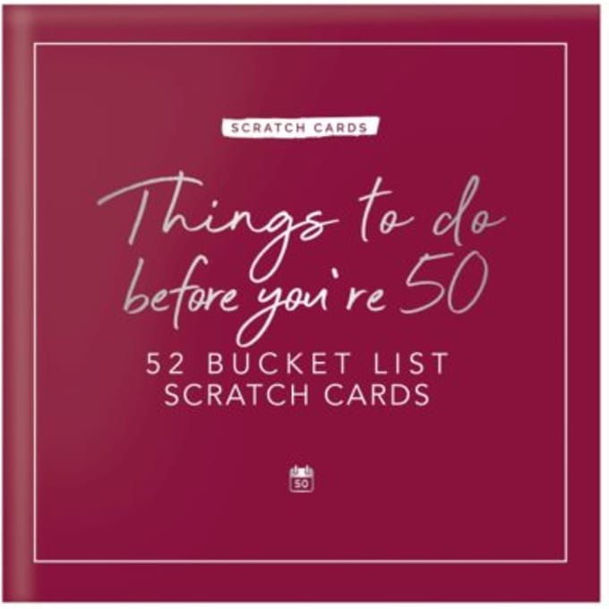 Gift Republic Scratch Cards - Things To Do Before Your're 50