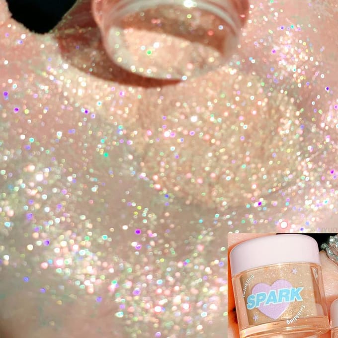Glitter Highlighter Poeder Oogschaduw Make-up Gezicht Oplichten Highlighter Poeder Shimmer Cosmetica