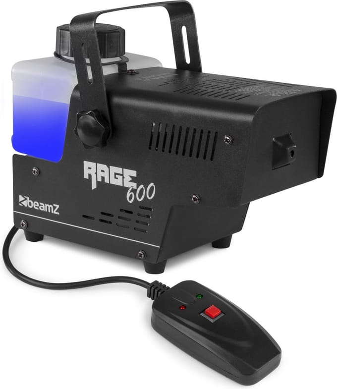 Rookmachine - BeamZ RAGE600I rookmachine 600W met afstandsbediening