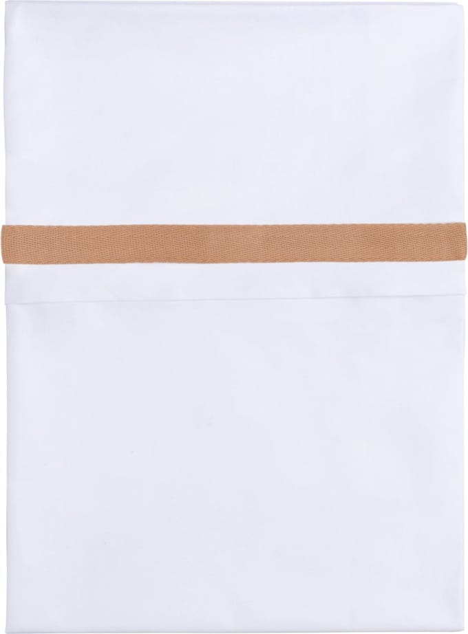 Baby's Only Wieglaken geweven bies - Caramel/Wit - 80x100 cm - 100% egyptisch katoen