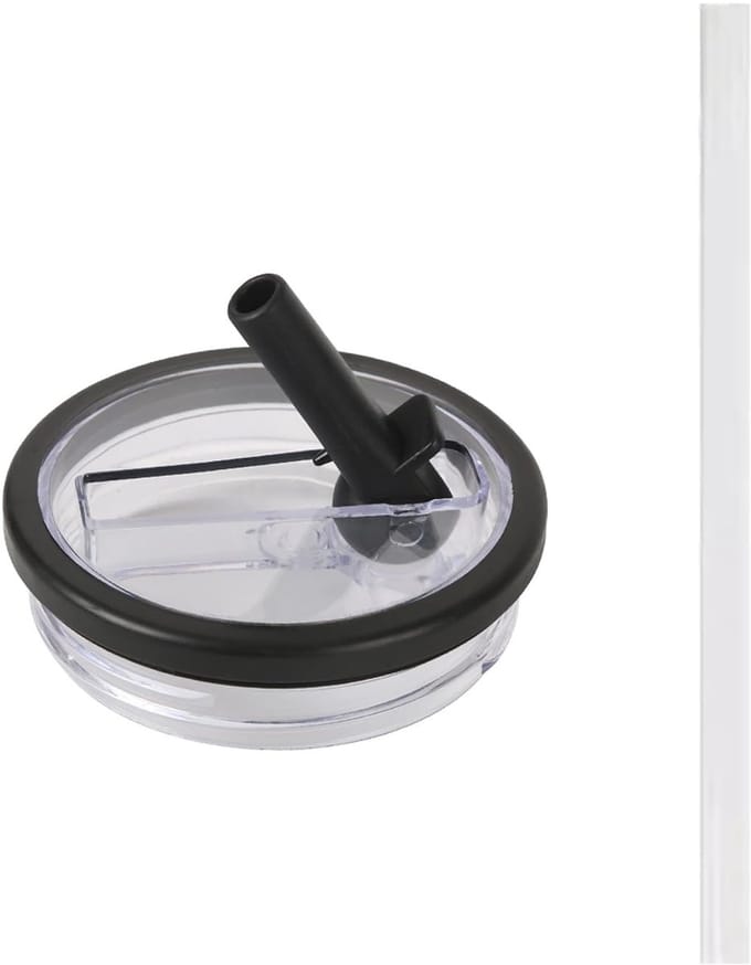 Dailygoods - Deksel met Stro voor Watermok, Herbruikbaar