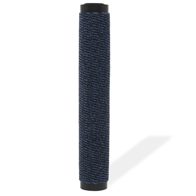 vidaXL - Droogloopmat - rechthoekig - getuft - 40x60 - cm - blauw