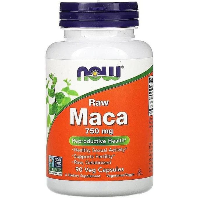 Now Foods Maca 750 mg Raw (90) Standard - Testosteron Booster - Testo Booster-Complex