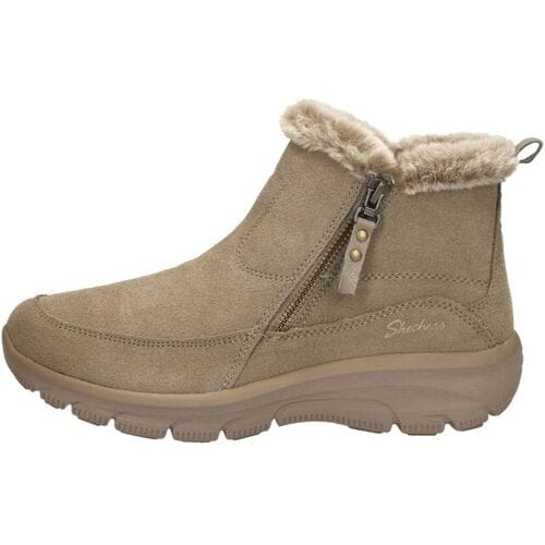 Skechers EASY GOING - COOL ZIP Dames Instappers - Taupe