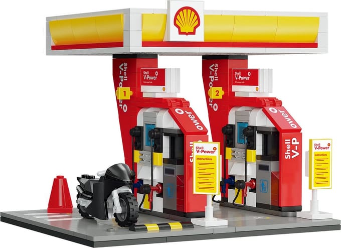 CADA – C66028WJ – Bouwset gasstation – 305 delig