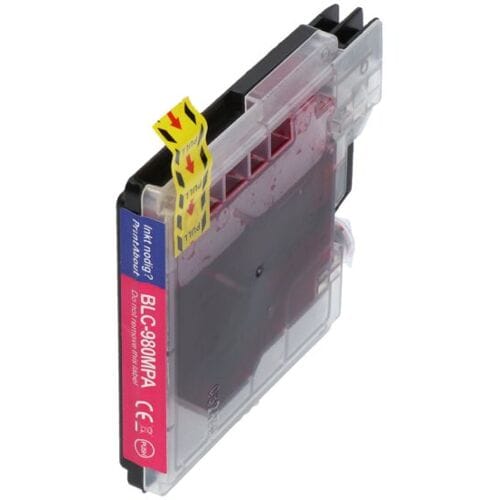 PrintAbout Inktcartridge LC-1100M Magenta geschikt voor Brother