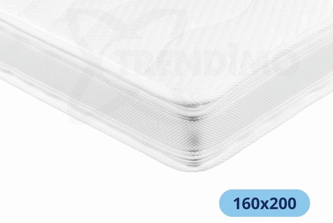TOPPER MATRAS 3D Orthopedisch Luxe Topper Koudschuim 160x200 - Bamboo Tijk Extra Ventilerend