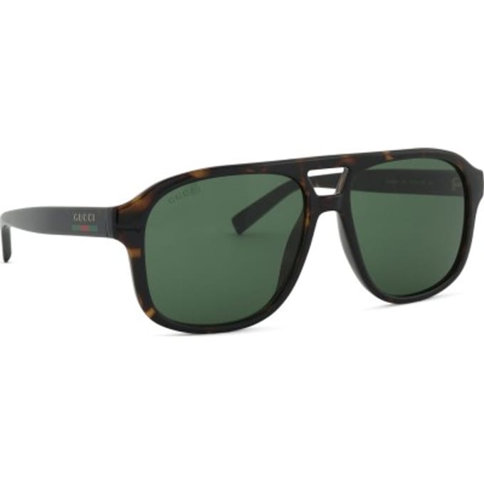 Gucci GG1856S 002 donker havana groen zonnebril