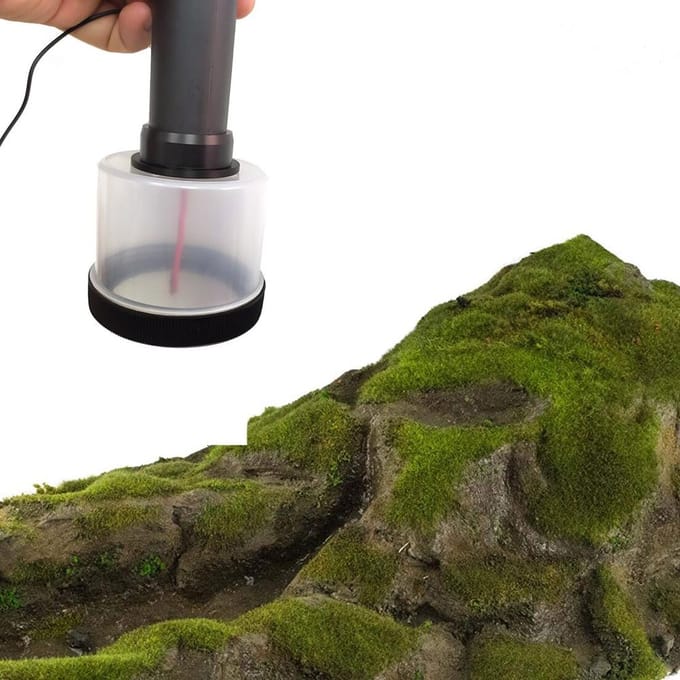 ABS Mini Statische Grasvlokken Applicator met Antislip Handvat voor DIY Scenic Modelling Zandtafel veelkleurig