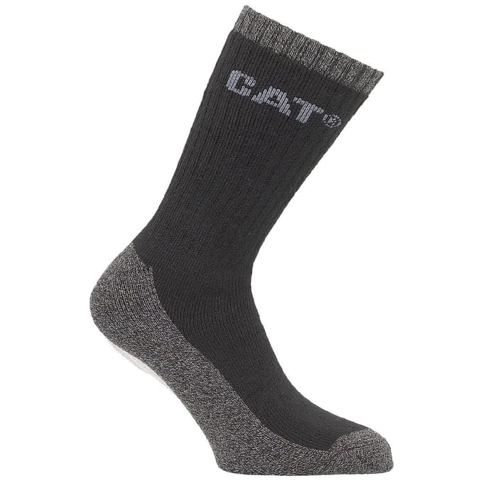 Caterpillar Thermische heren werksokken (Pakket van 2) (Zwart)